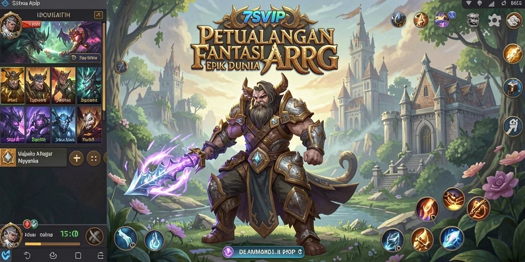 Screenshot gameplay 7SVIP dengan pertarungan seru dan grafis yang memukau.