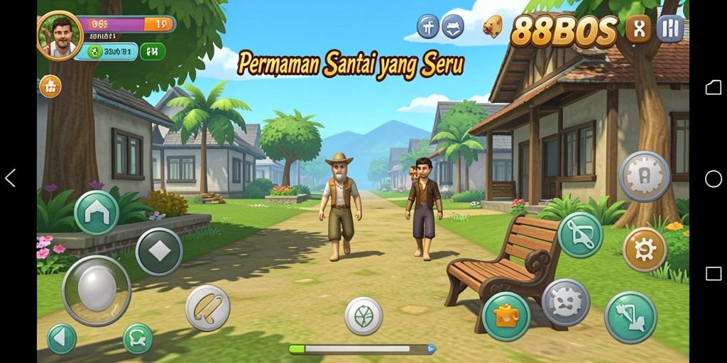 Tampilan gameplay seru dari 88BOS dengan tantangan menarik.
