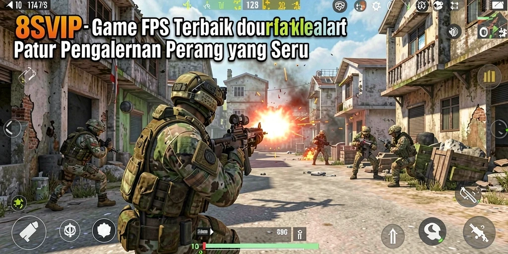 Screenshot gameplay seru dan intens dari 8SVIP yang menampilkan aksi tempur.