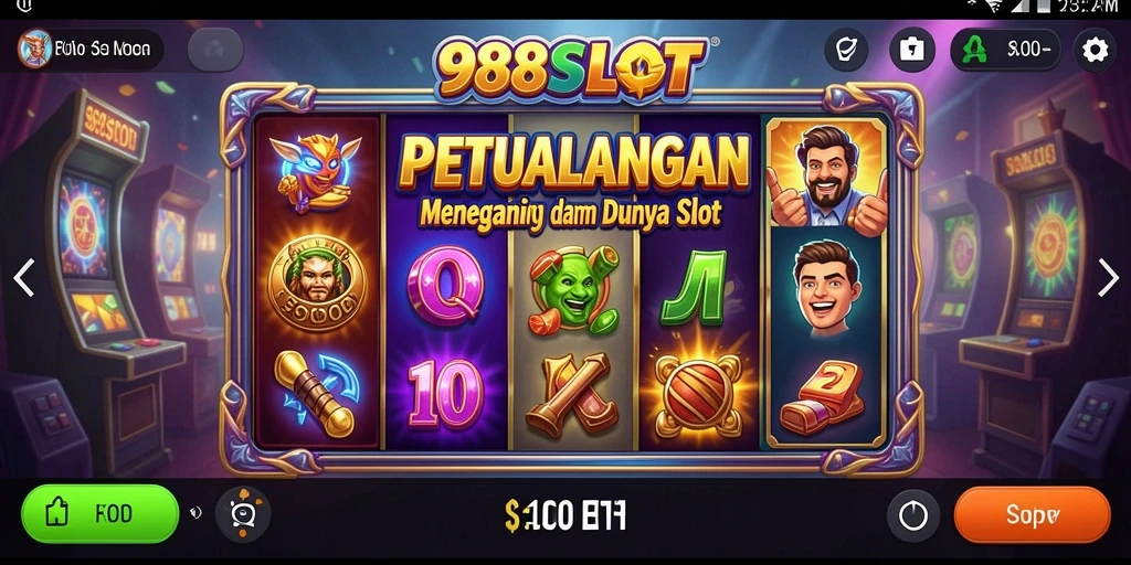 Gameplay seru di 988SLOT dengan tema petualangan yang memukau.
