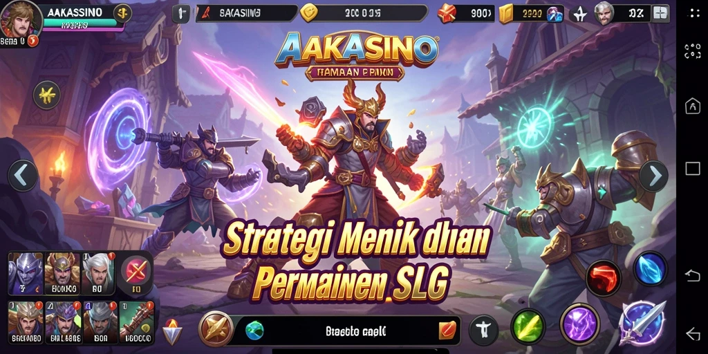 Gameplay menarik AAKASINO dengan strategi dan pertempuran seru.
