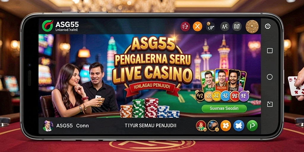 Tampilan gameplay Live Casino yang menarik dan interaktif.