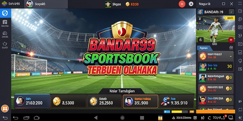 Screenshot utama BANDAR99 menampilkan pengalaman taruhan olahraga yang mendebarkan.
