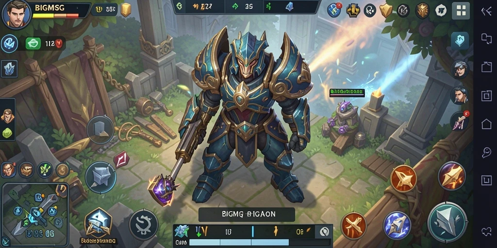 Tampilan gameplay BIGMSG yang menarik dan penuh strategi.