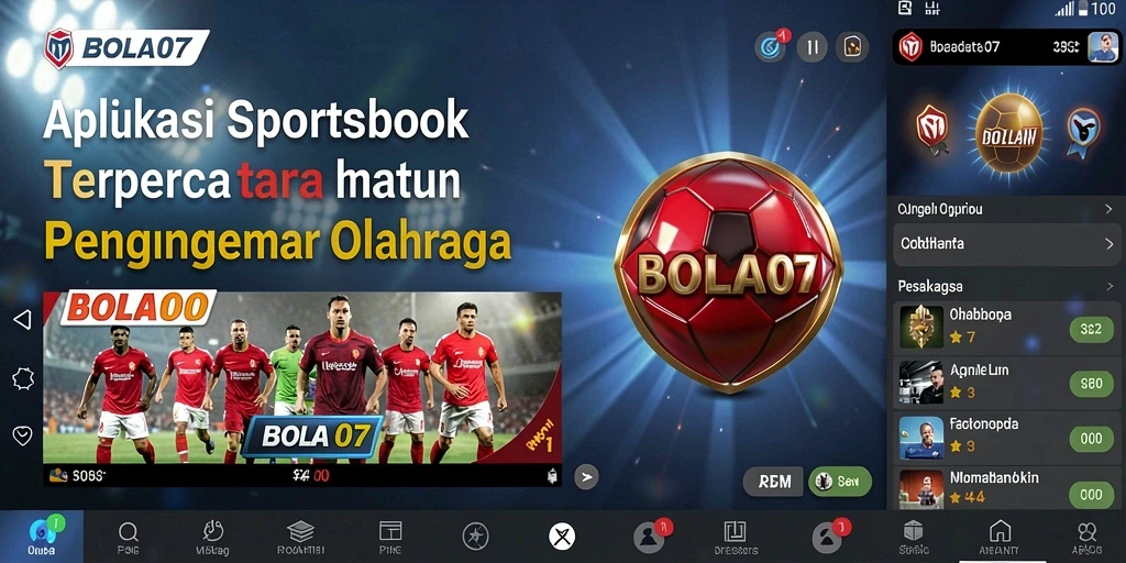 Tampilan utama BOLA07 dengan opsi taruhan olahraga yang menarik.