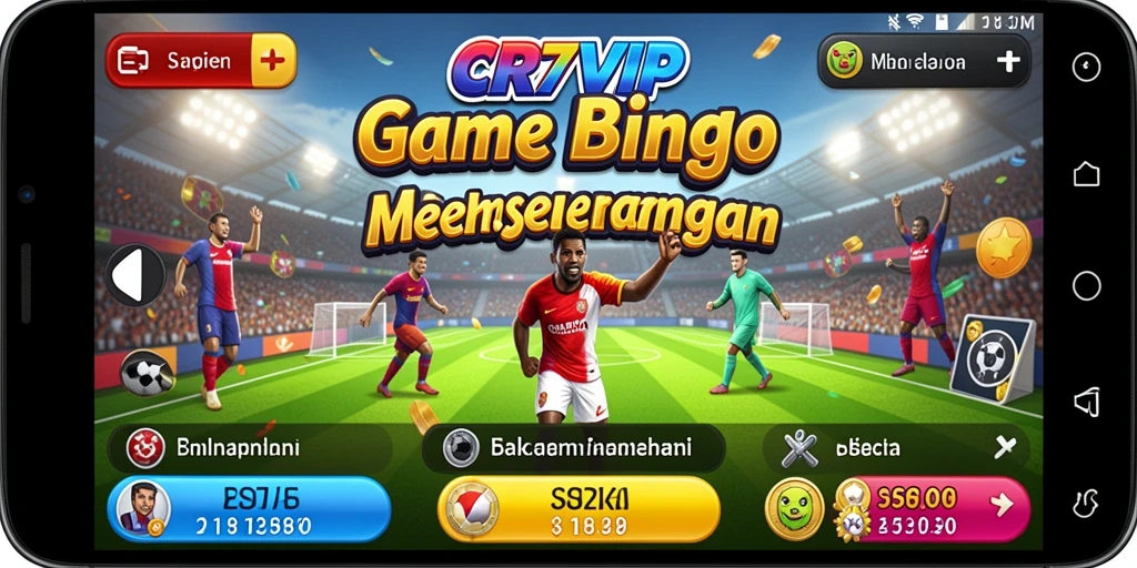 Tampilan gameplay seru di CR7VIP saat bermain Bingo.