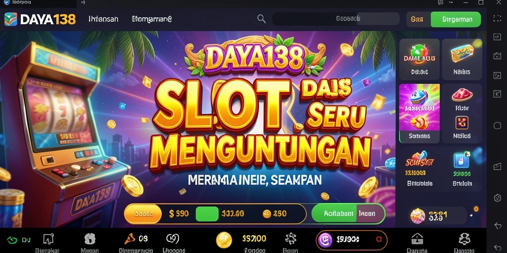 Tampilan permainan Slot DAYA138 yang menarik dan penuh warna.