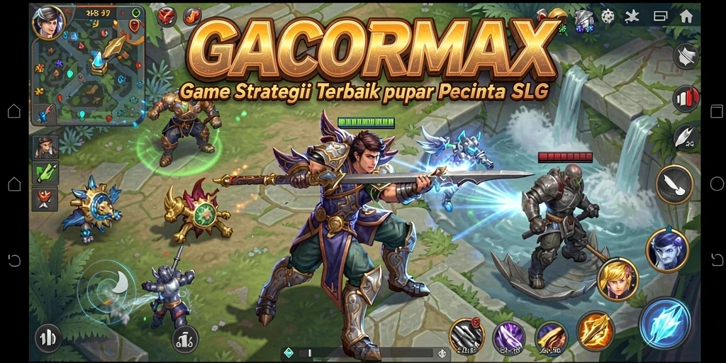 Tampilan gameplay menarik di GACORMAX dengan aksi strategi yang mendebarkan.