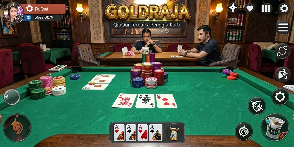 Tampilan gameplay QiuQiu yang seru dan interaktif.