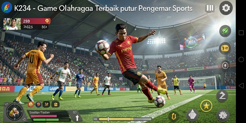 Tampilan gameplay K234 yang dinamis dan menarik.