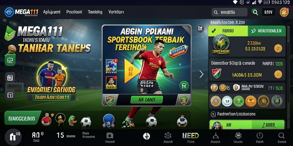 Tampilan screenshot MEGA111 menampilkan pengalaman taruhan olahraga yang seru.