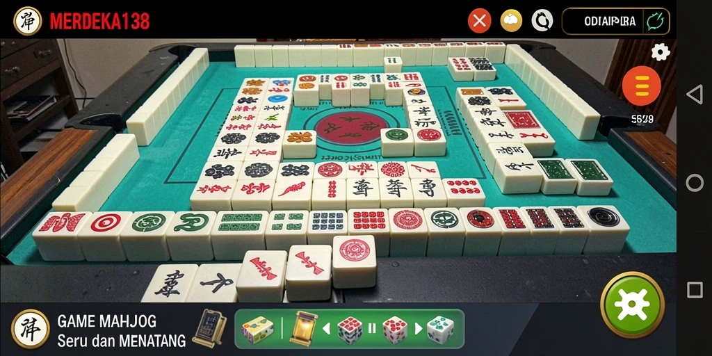 Tampilan screenshot MERDEKA138 dengan gameplay Mahjong yang menarik dan menantang.