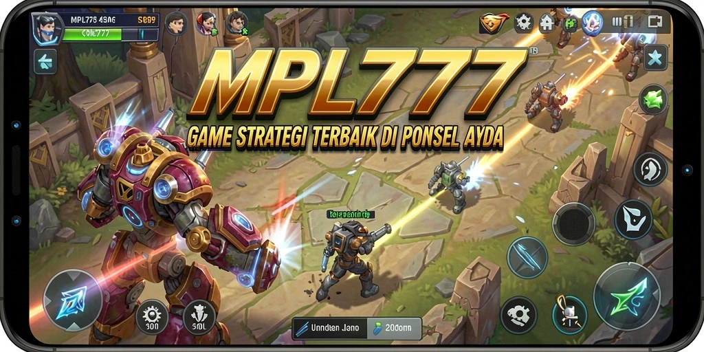 Screenshot utama yang menampilkan momen seru dalam gameplay MPL777.