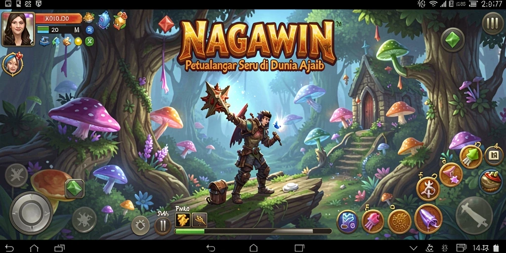 Tampilan menarik dari gameplay NAGAWIN yang penuh aksi.