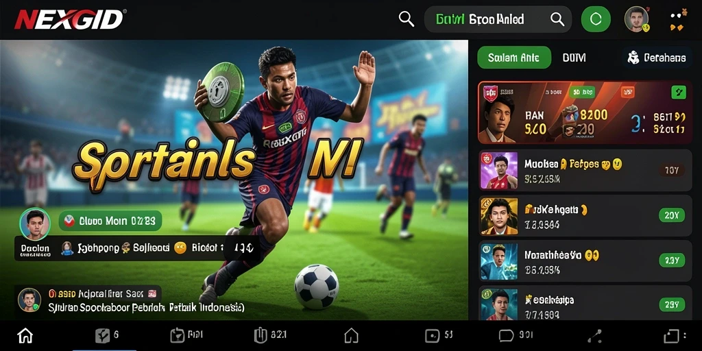 Tampilan gameplay NEXGID yang menarik dan interaktif.