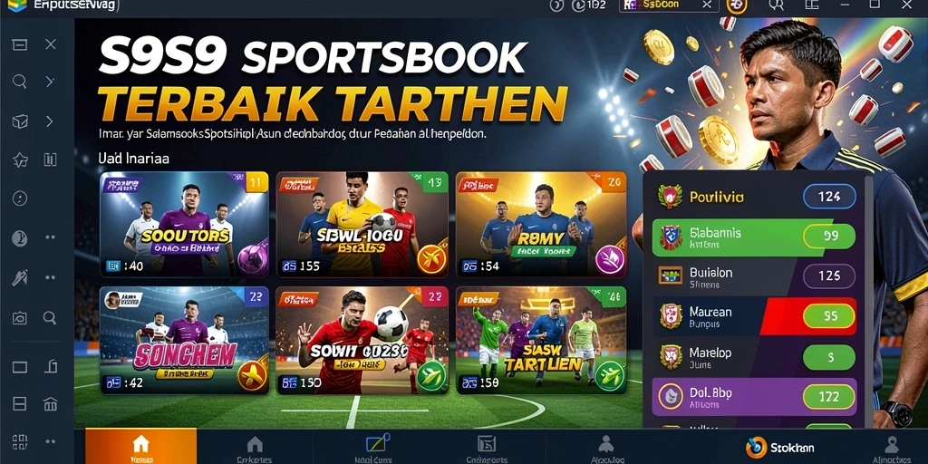 Screenshot S9S9 menampilkan antarmuka taruhan yang menarik dan informatif.