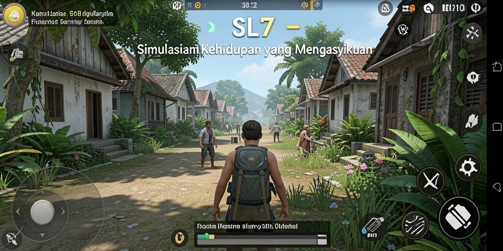 Tampilan gameplay mengasyikkan dari SL72 yang menampilkan momen interaksi.