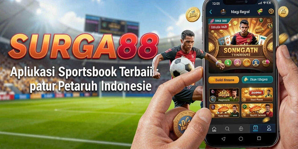 Screenshot utama SURGA88 menampilkan tampilan taruhan yang menarik dan interaktif.