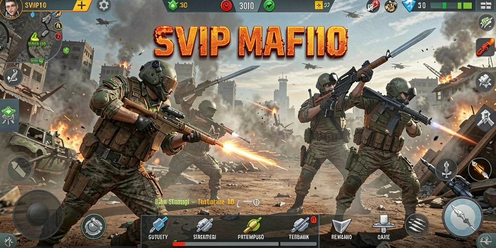 Tampilan gameplay SVIP10 dengan pertempuran menarik dan strategi mendalam.