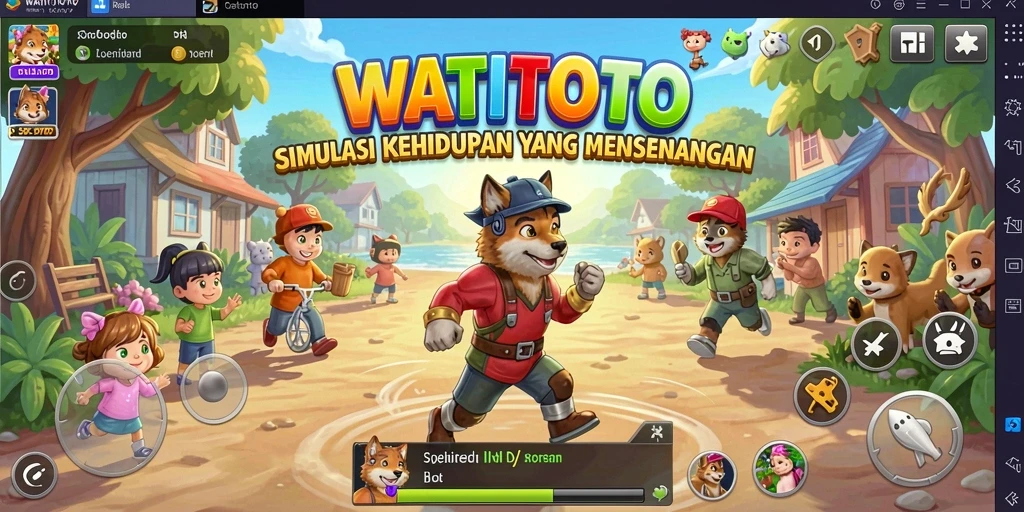 Screenshot WATITOTO menampilkan gameplay yang menarik dan interaktif.