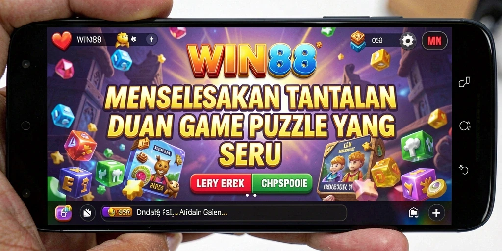 Tampilan gameplay WIN88 dengan tantangan Puzzle yang menarik.