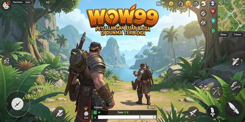 Tampilan gameplay WOW99 yang menakjubkan dalam dunia terbuka.